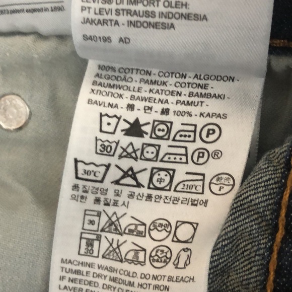 Levi’s 514 Jeans Medium Washed W 32 L 34 - Picture 6 of 11